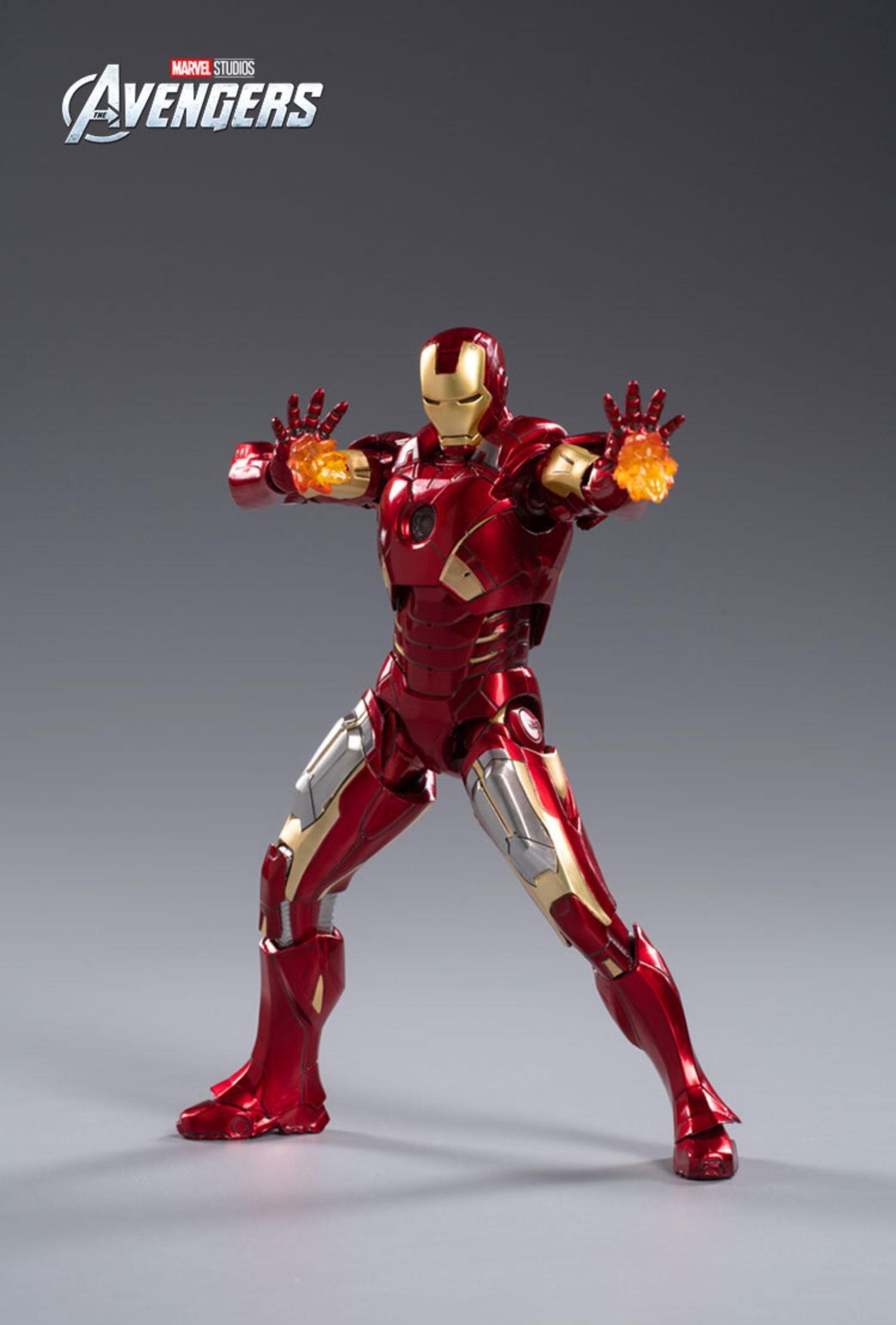 IRON MAN Mark7 1/10スケールフィギュア 1:10 Iron Man Mark VII Mk7 Action Toy