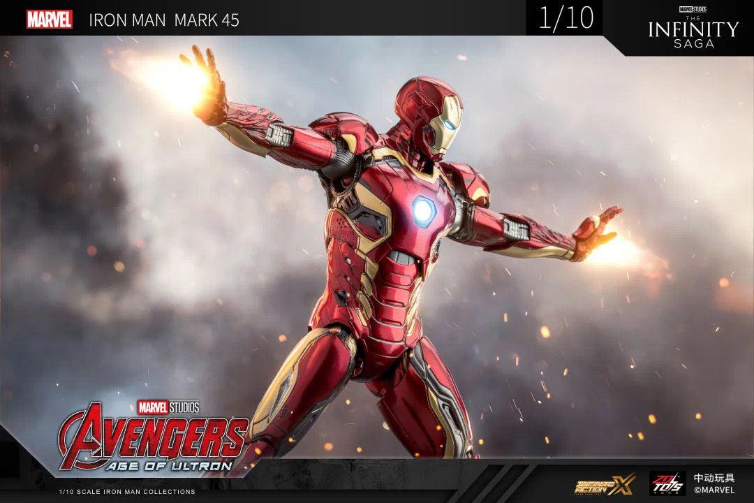 ZD Toys - 1:10 Iron Man Mark XLV Mk45 Action Toy - inshobby.com