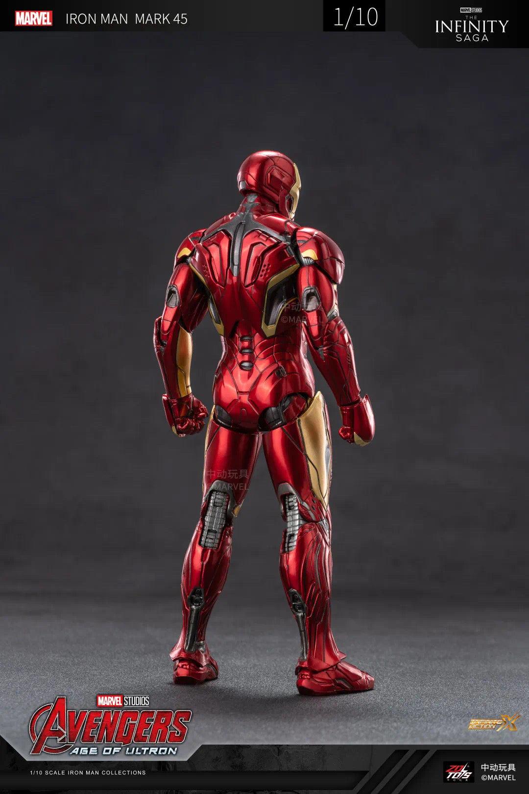 ZD Toys - 1:10 Iron Man Mark XLV Mk45 Action Toy - inshobby.com