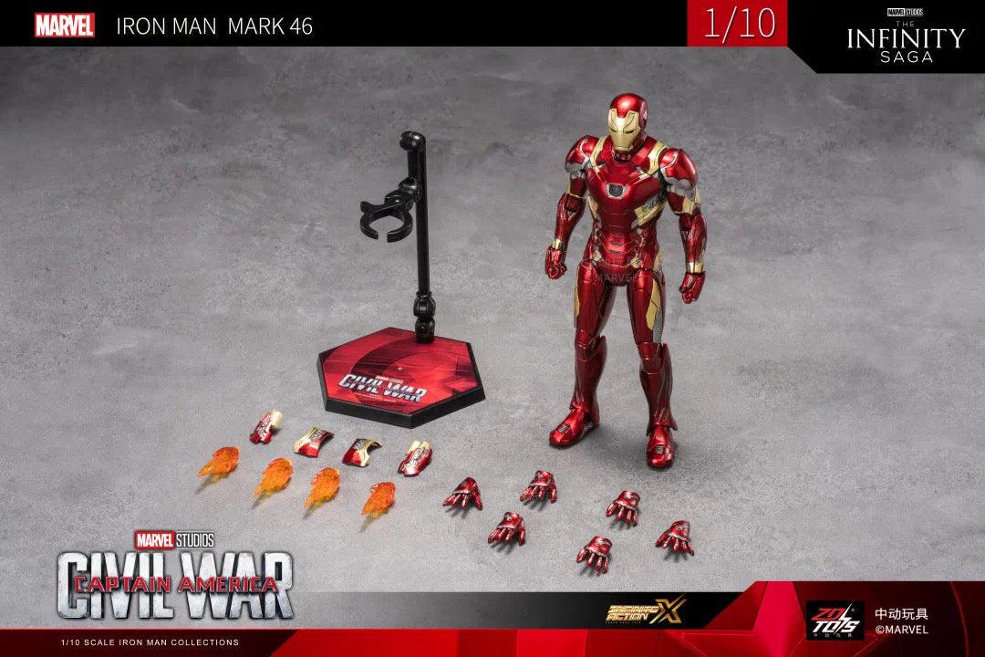 ZD Toys - 1:10 Iron Man Mark XLVI Mk46 Action Toy