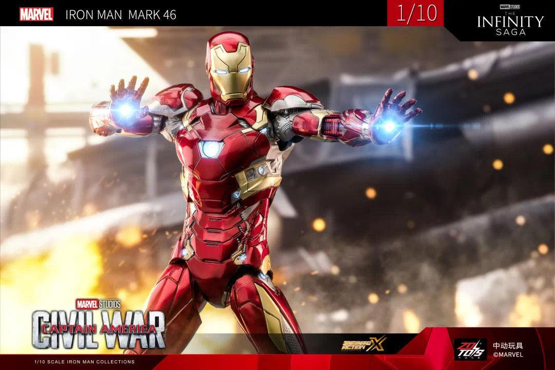 ZD Toys - 1:10 Iron Man Mark XLVI Mk46 Action Toy