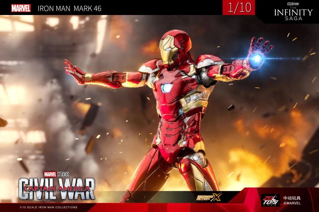 ZD Toys - 1:10 Iron Man Mark XLVI Mk46 Action Toy - inshobby.com