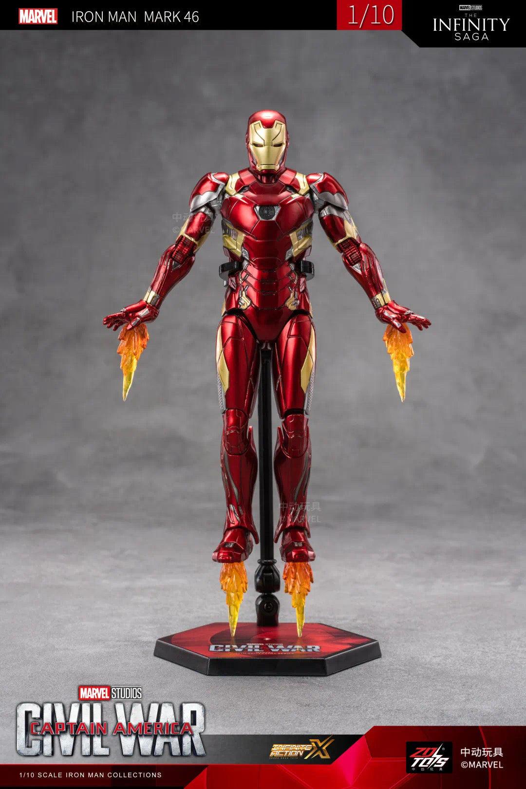 ZD Toys - 1:10 Iron Man Mark XLVI Mk46 Action Toy - inshobby.com