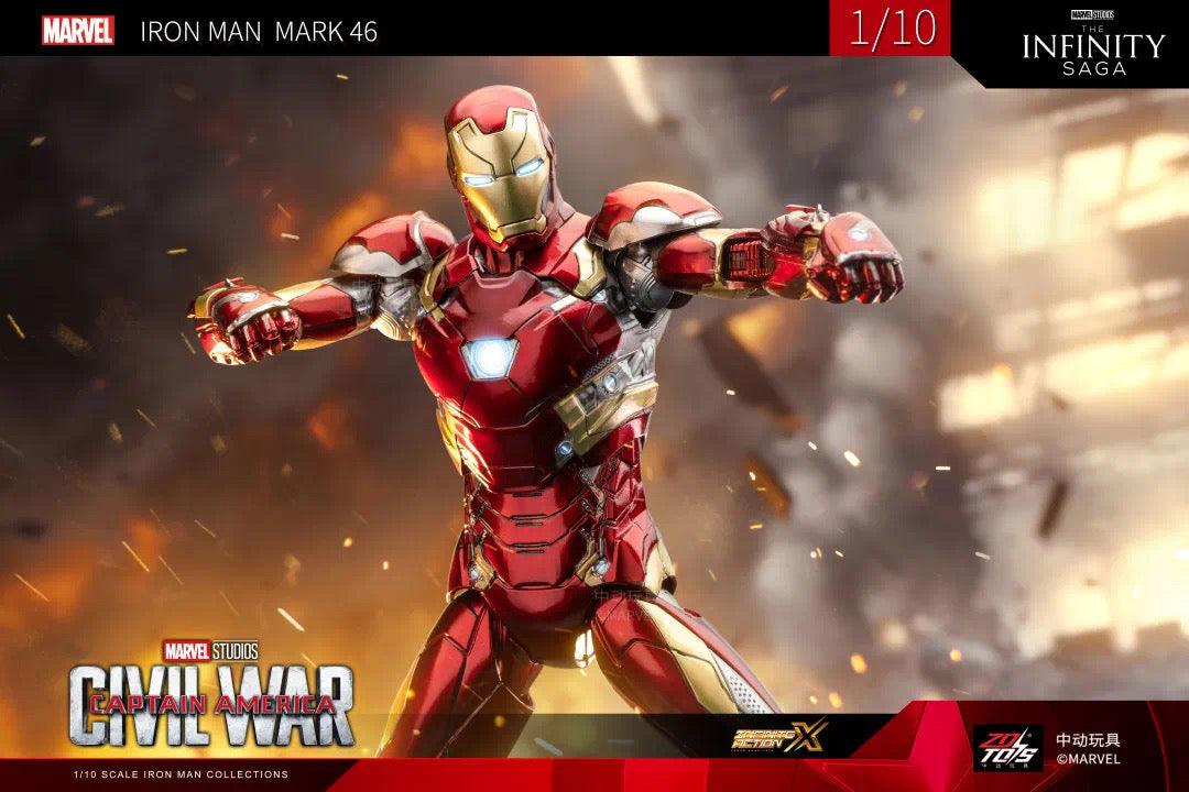 ZD Toys - 1:10 Iron Man Mark XLVI Mk46 Action Toy - inshobby.com