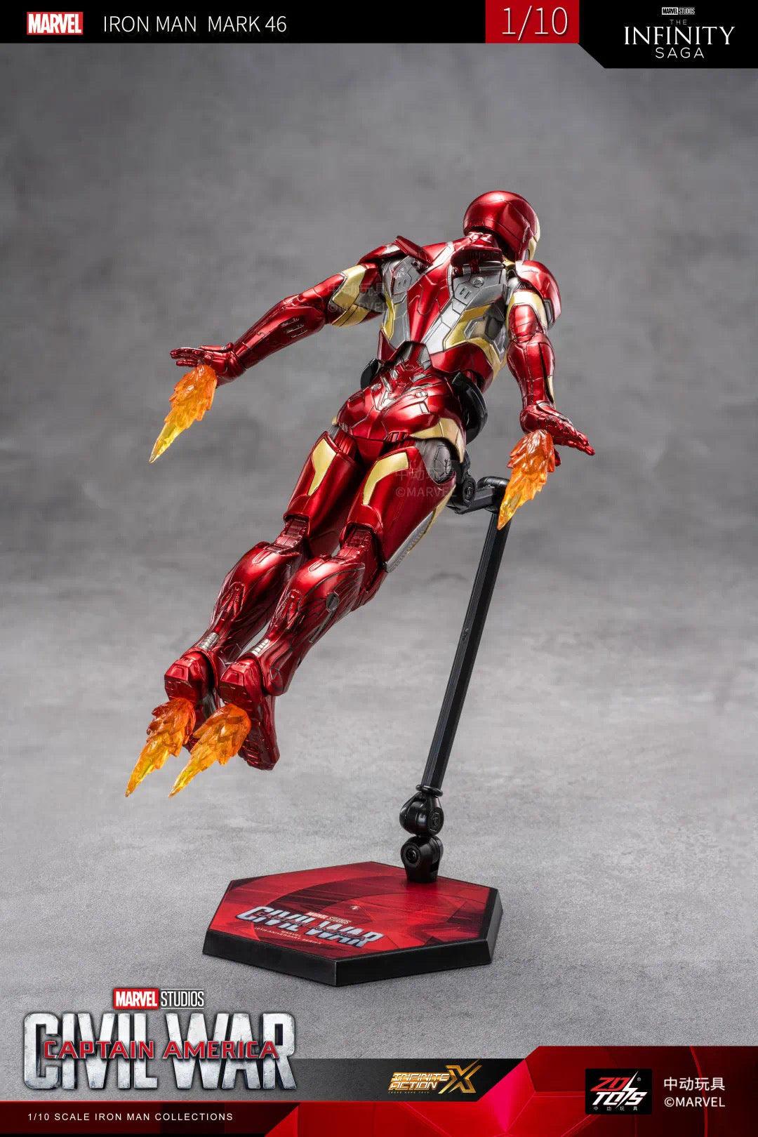ZD Toys - 1:10 Iron Man Mark XLVI Mk46 Action Toy - inshobby.com