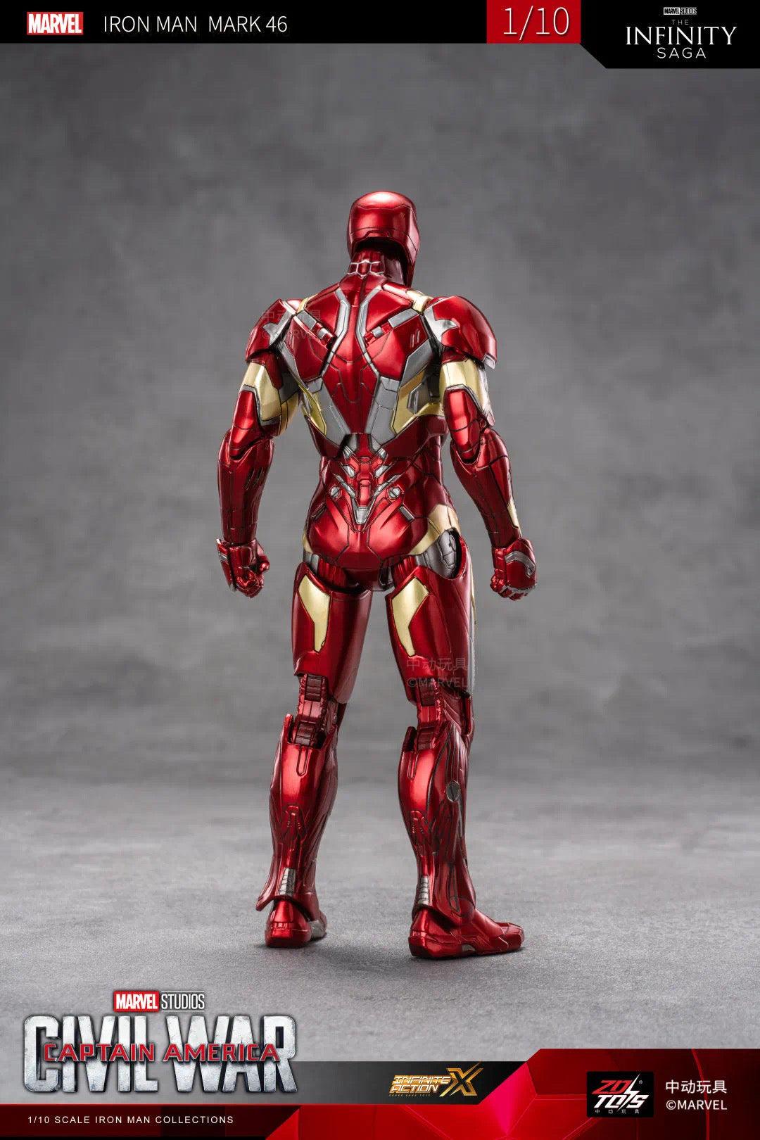 ZD Toys - 1:10 Iron Man Mark XLVI Mk46 Action Toy - inshobby.com