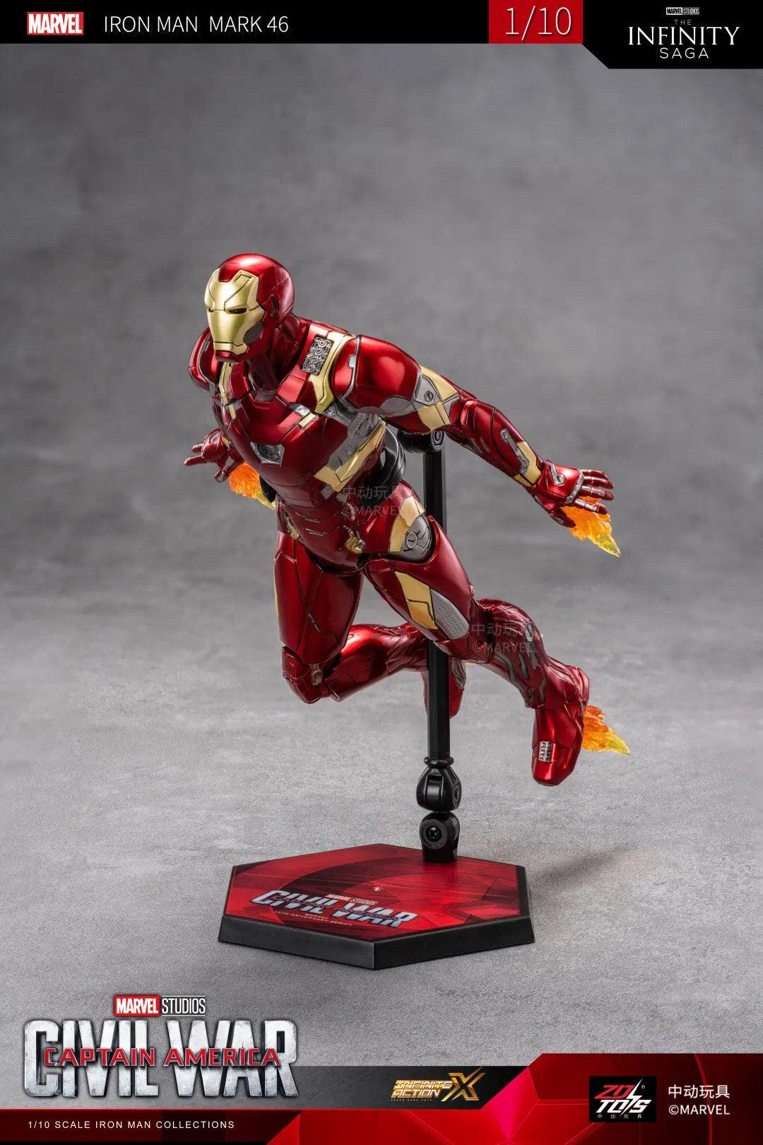 ZD Toys - 1:10 Iron Man Mark XLVI Mk46 Action Toy - inshobby.com