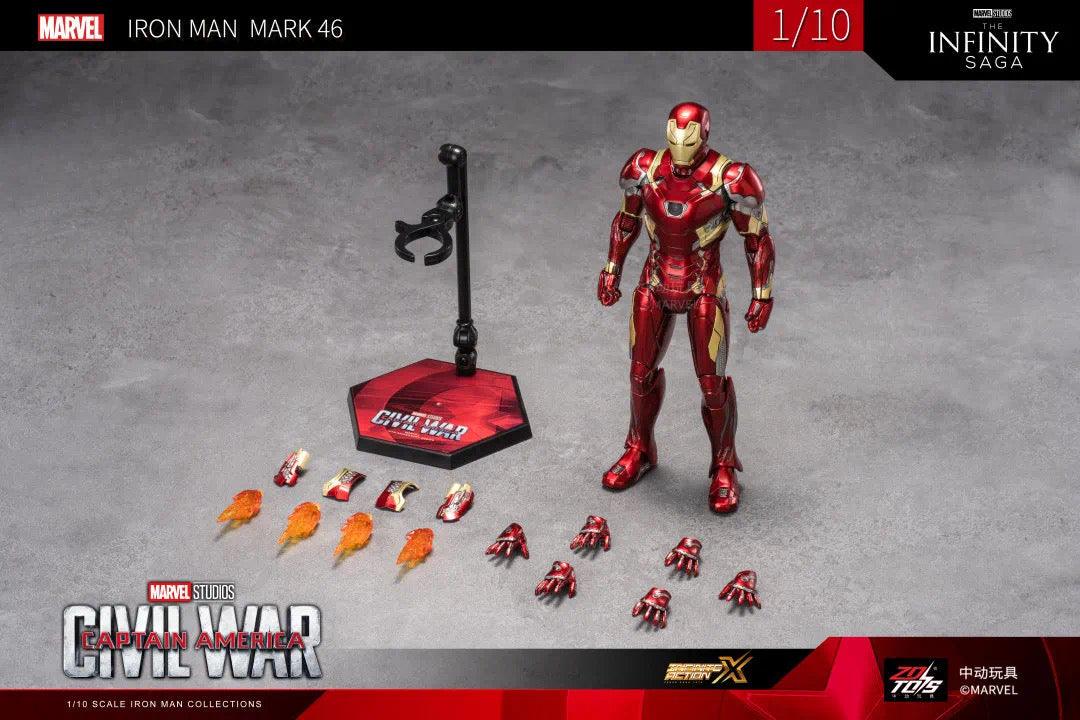 ZD Toys - 1:10 Iron Man Mark XLVI Mk46 Action Toy - inshobby.com