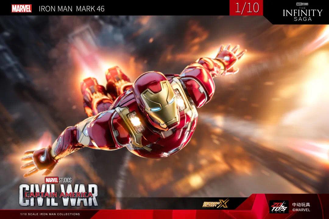 ZD Toys - 1:10 Iron Man Mark XLVI Mk46 Action Toy - inshobby.com