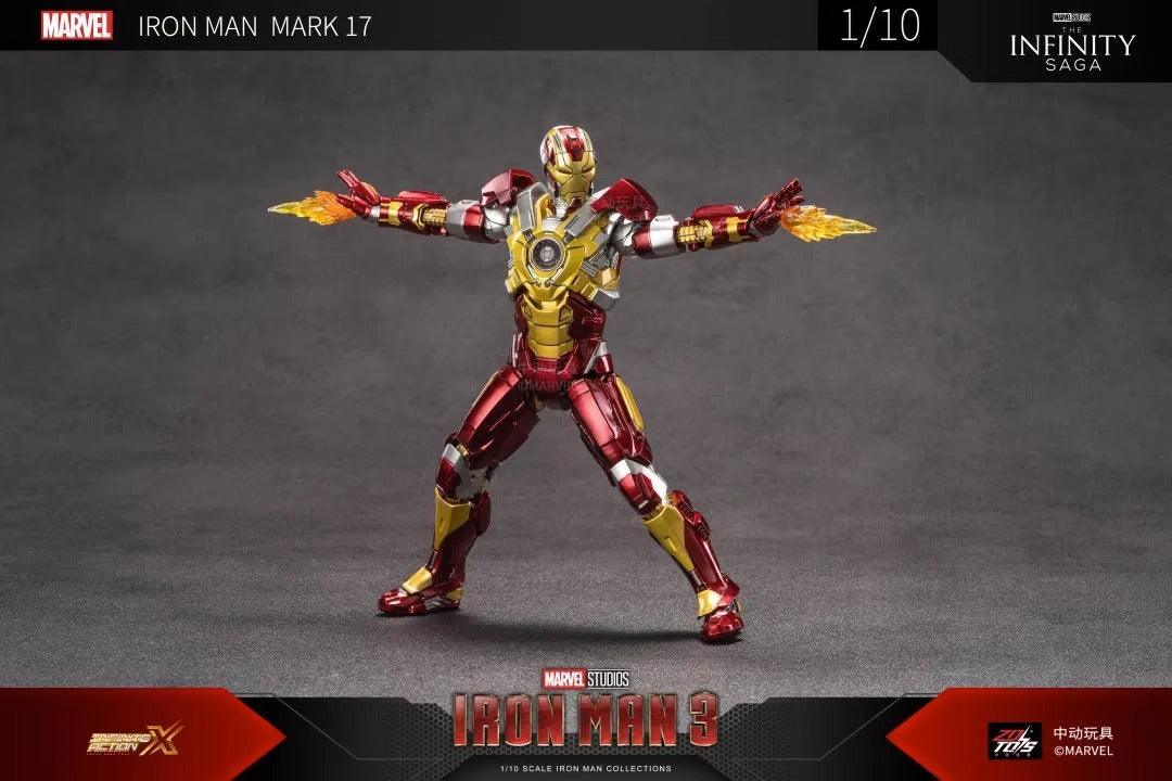 1:10 Iron Man Mark XVII Mk17 Heartbreaker Action Toy