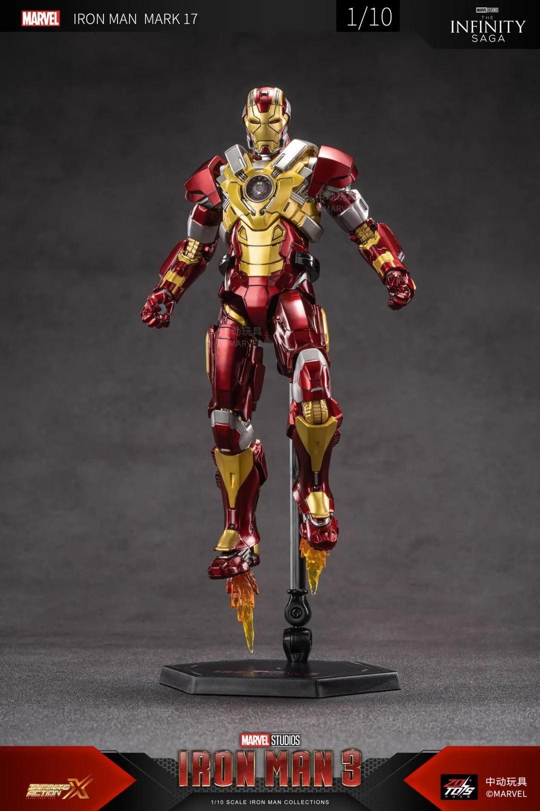 ZD Toys - 1:10 Iron Man Mark XVII Mk17 Heartbreaker Action Toy - inshobby.com