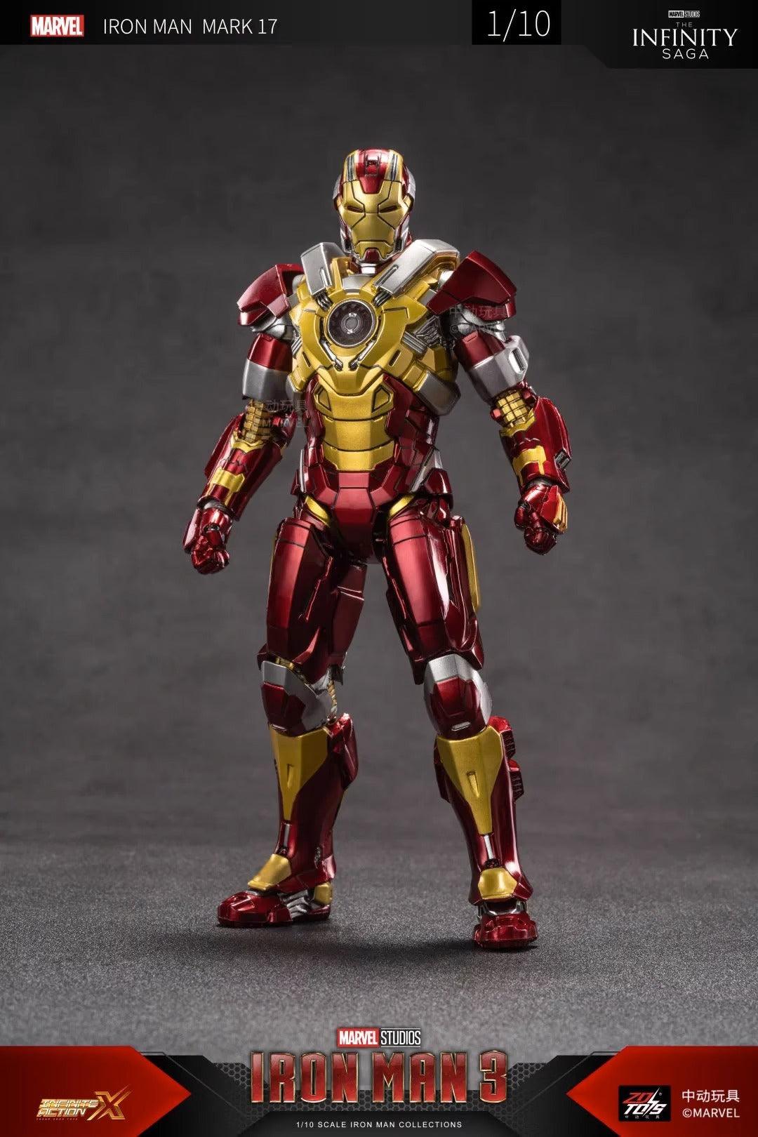 ZD Toys - 1:10 Iron Man Mark XVII Mk17 Heartbreaker Action Toy - inshobby.com