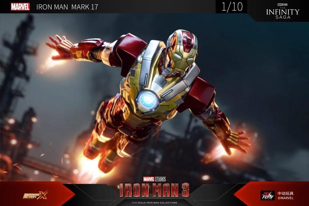 ZD Toys - 1:10 Iron Man Mark XVII Mk17 Heartbreaker Action Toy - inshobby.com