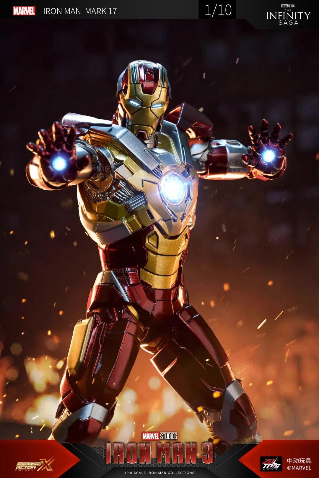 ZD Toys - 1:10 Iron Man Mark XVII Mk17 Heartbreaker Action Toy - inshobby.com