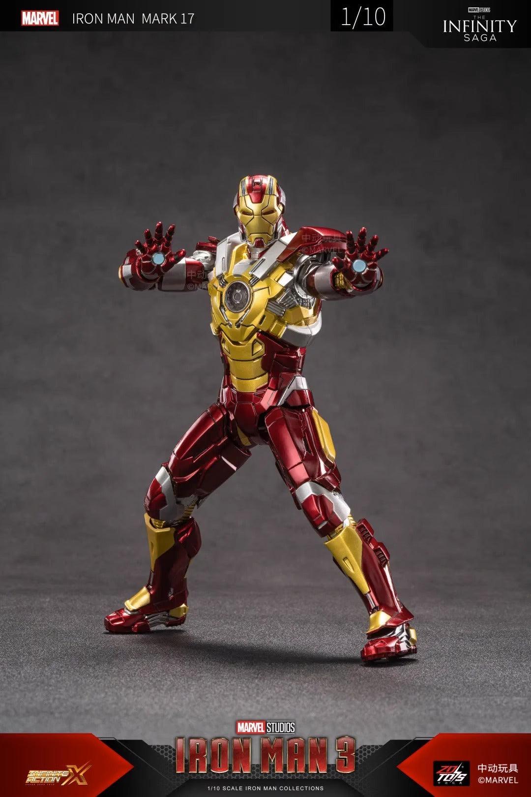 ZD Toys - 1:10 Iron Man Mark XVII Mk17 Heartbreaker Action Toy - inshobby.com