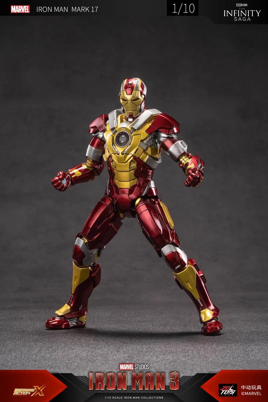ZD Toys - 1:10 Iron Man Mark XVII Mk17 Heartbreaker Action Toy - inshobby.com