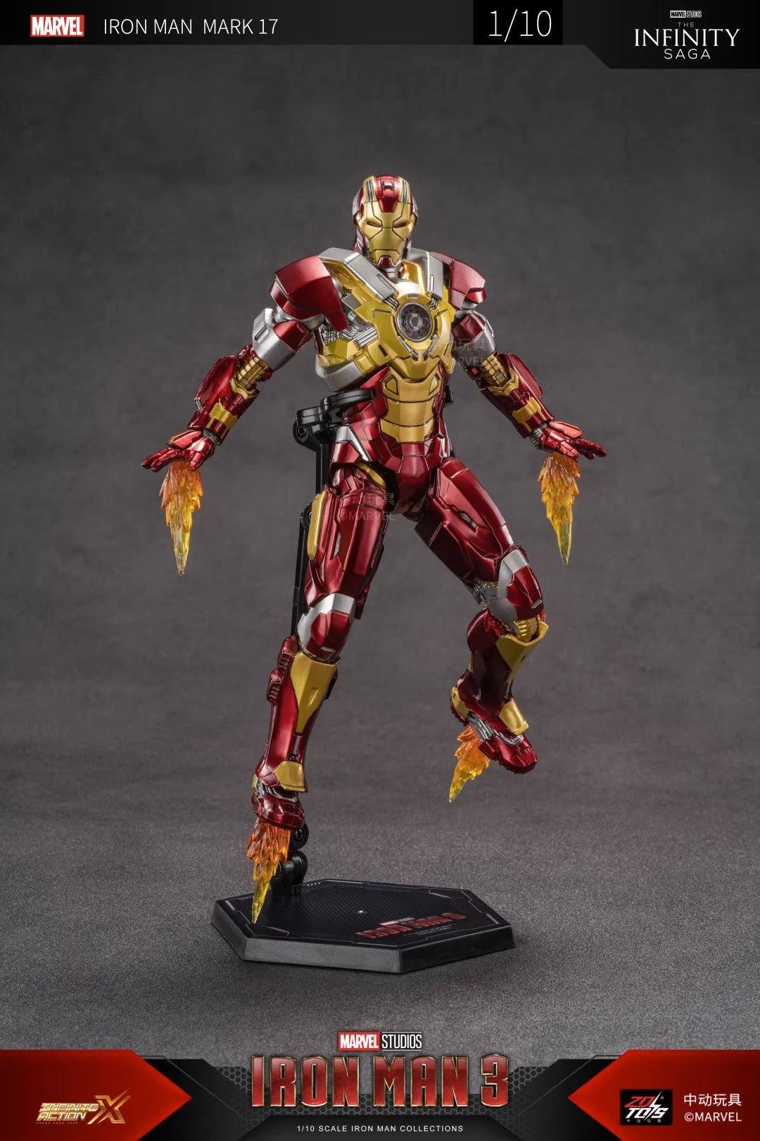 ZD Toys - 1:10 Iron Man Mark XVII Mk17 Heartbreaker Action Toy - inshobby.com