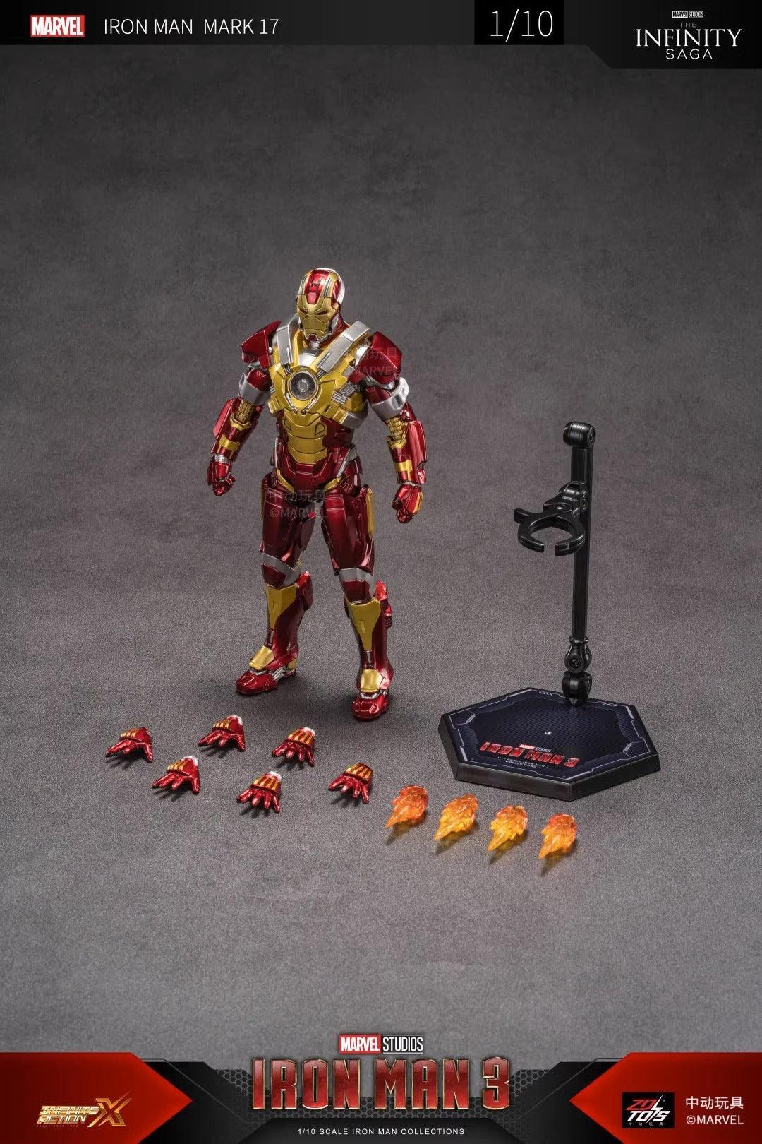 ZD Toys - 1:10 Iron Man Mark XVII Mk17 Heartbreaker Action Toy - inshobby.com