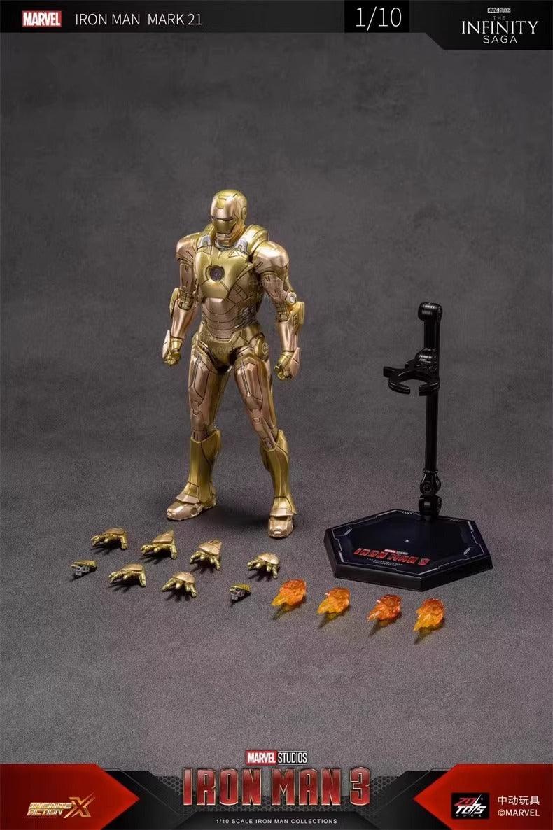 ZD Toys - 1:10 Iron Man Mark XXI Mk21 Midas Action Toy