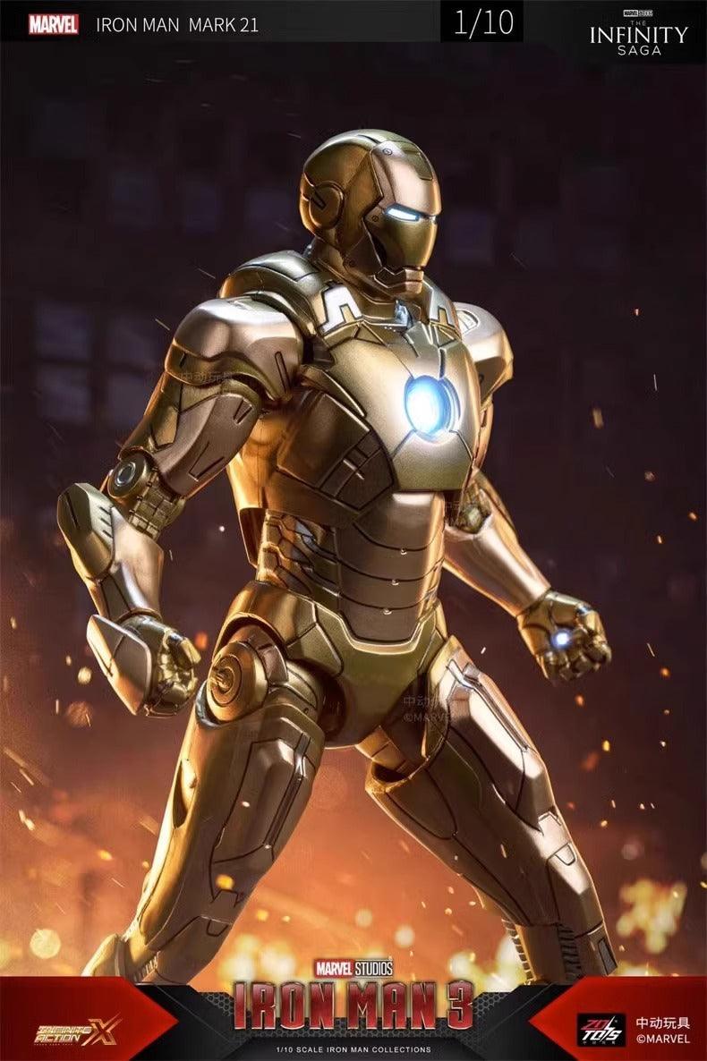 ZD Toys - 1:10 Iron Man Mark XXI Mk21 Midas Action Toy - inshobby.com
