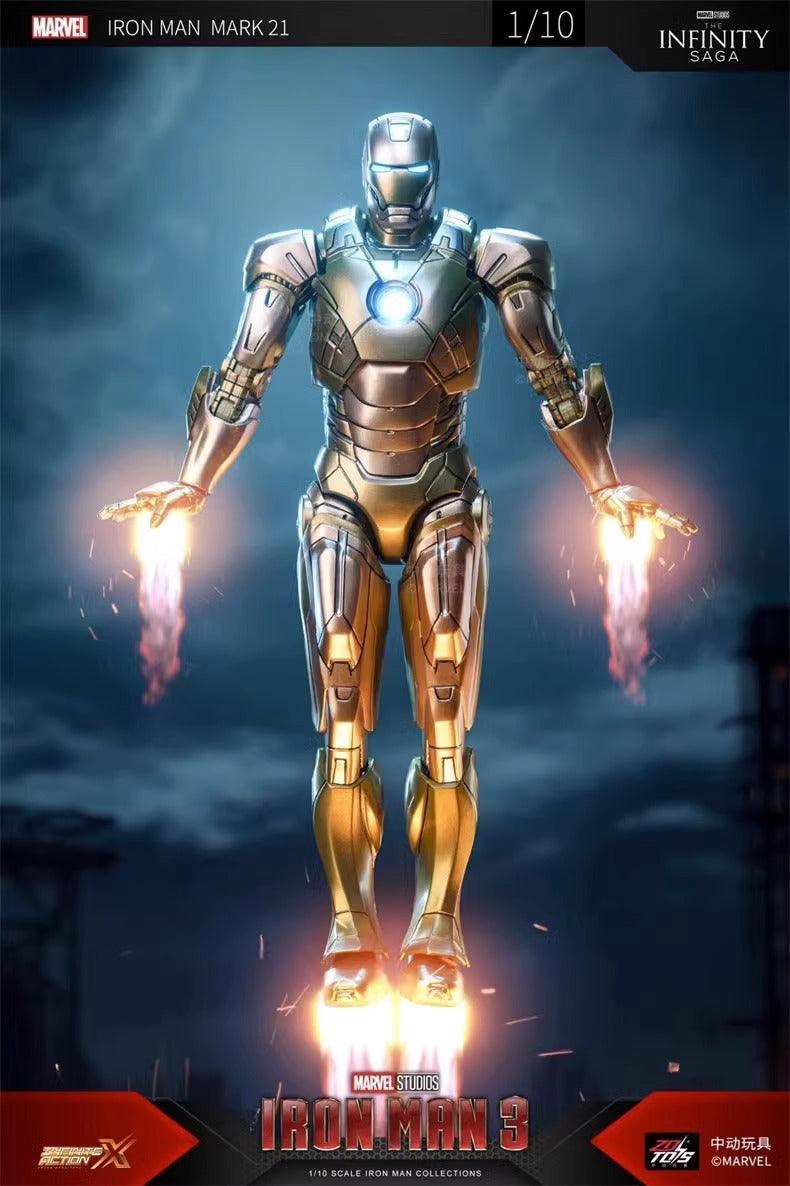 ZD Toys - 1:10 Iron Man Mark XXI Mk21 Midas Action Toy - inshobby.com