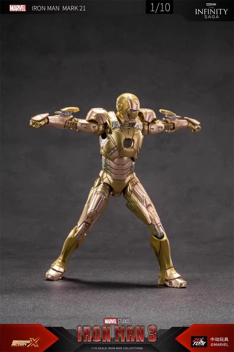 ZD Toys - 1:10 Iron Man Mark XXI Mk21 Midas Action Toy - inshobby.com