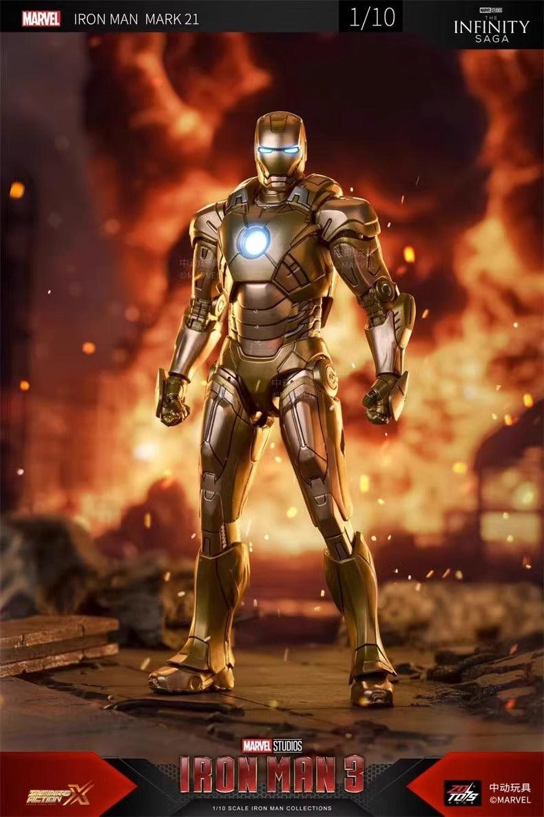 ZD Toys - 1:10 Iron Man Mark XXI Mk21 Midas Action Toy - inshobby.com