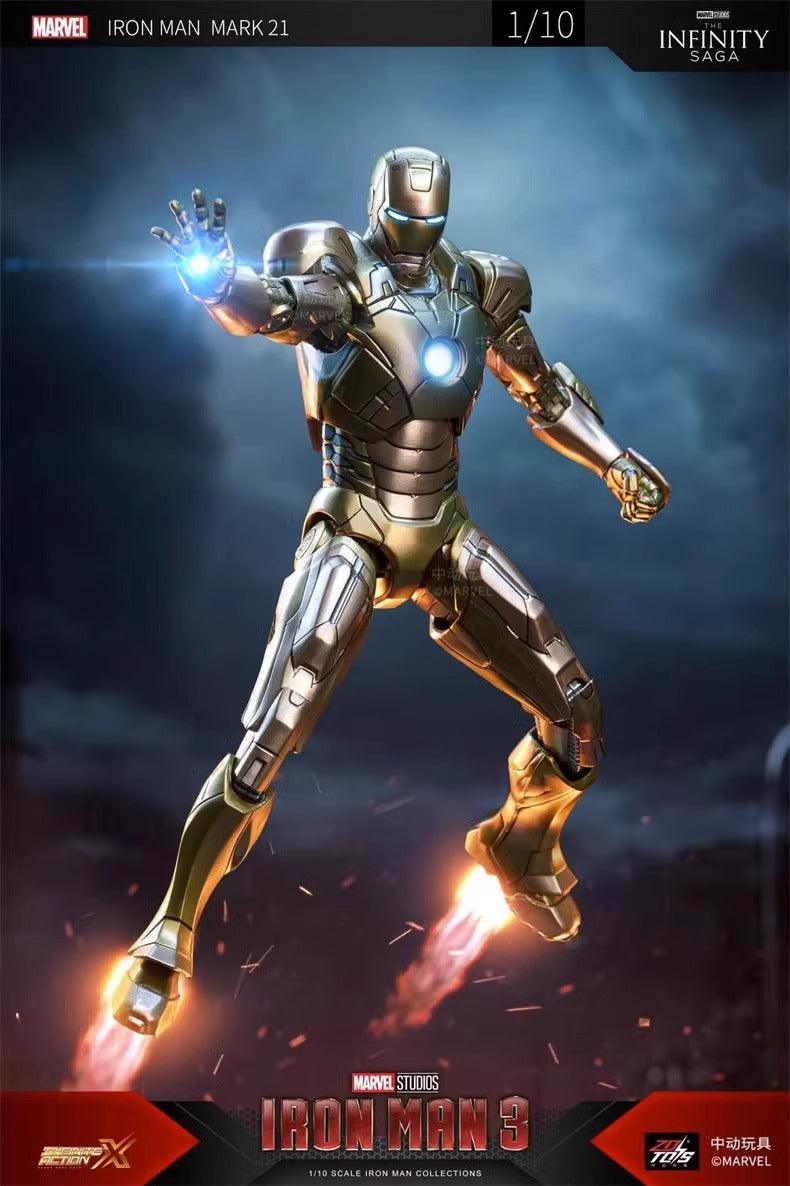 ZD Toys - 1:10 Iron Man Mark XXI Mk21 Midas Action Toy - inshobby.com