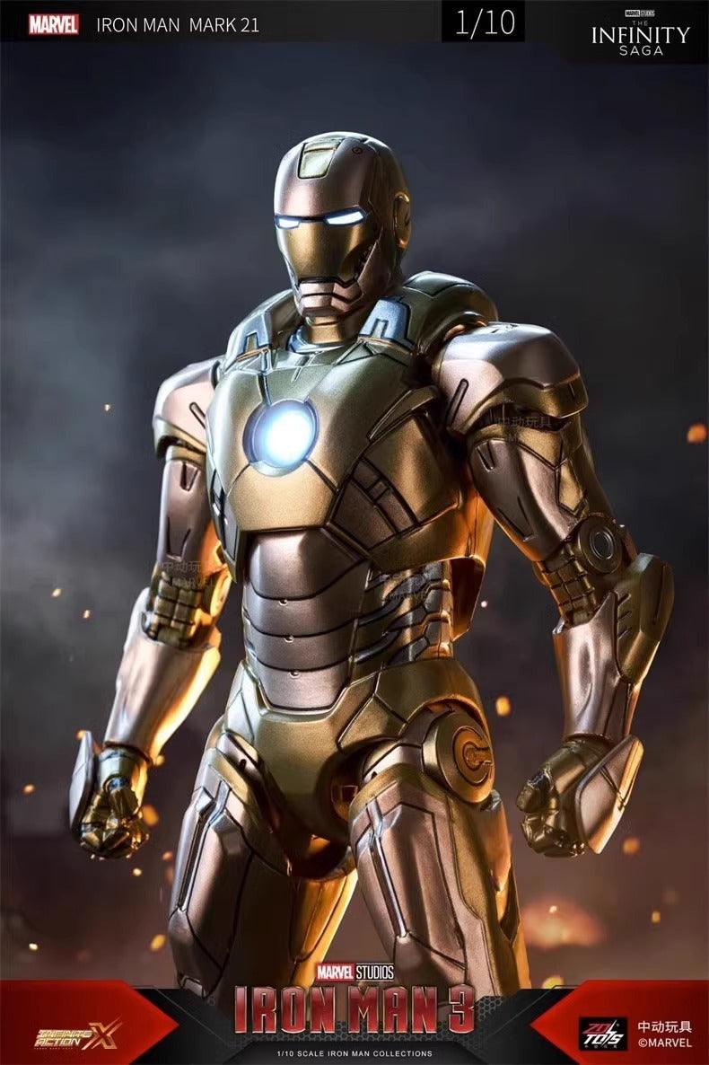 ZD Toys - 1:10 Iron Man Mark XXI Mk21 Midas Action Toy - inshobby.com