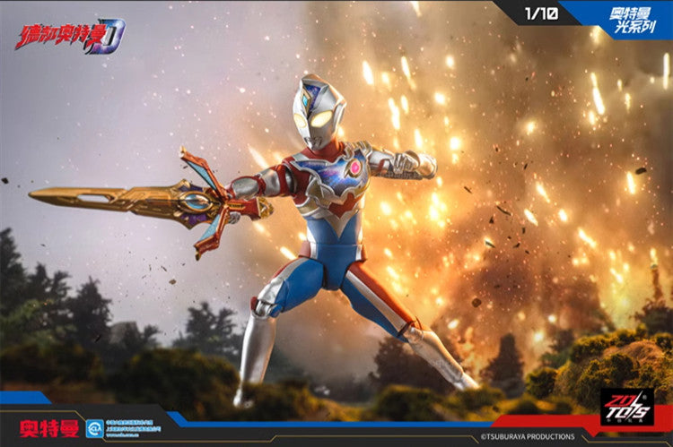 ZD Toys - 1:10 Ultraman Decker Flash Type Light-Up Action Toy - inshobby.com