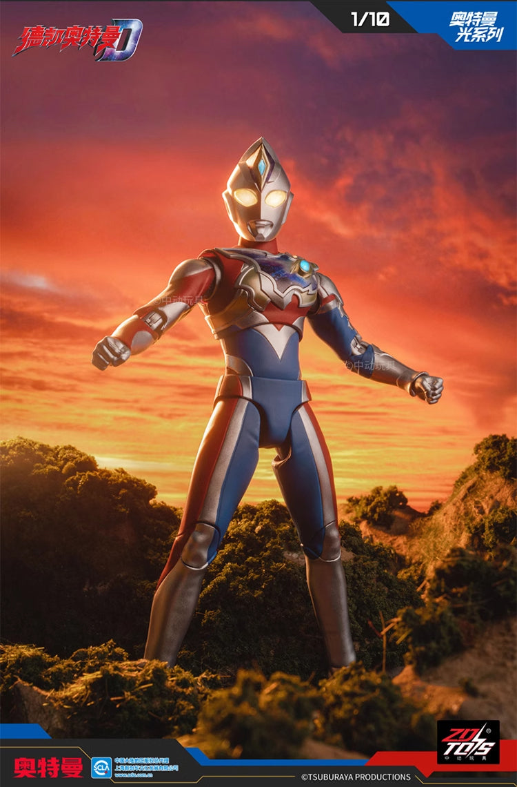 ZD Toys - 1:10 Ultraman Decker Flash Type Light-Up Action Toy - inshobby.com