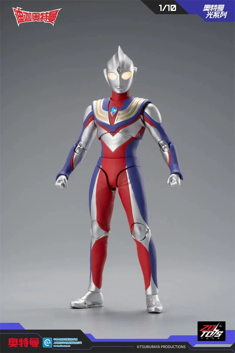 ZD Toys - 1:10 Ultraman Tiga Multi Type Light-Up Action Toy - inshobby.com