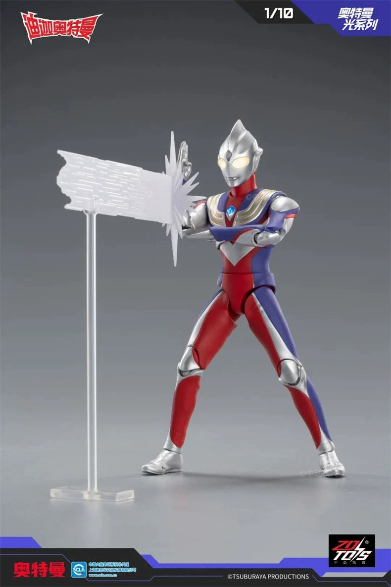 ZD Toys - 1:10 Ultraman Tiga Multi Type Light-Up Action Toy - inshobby.com