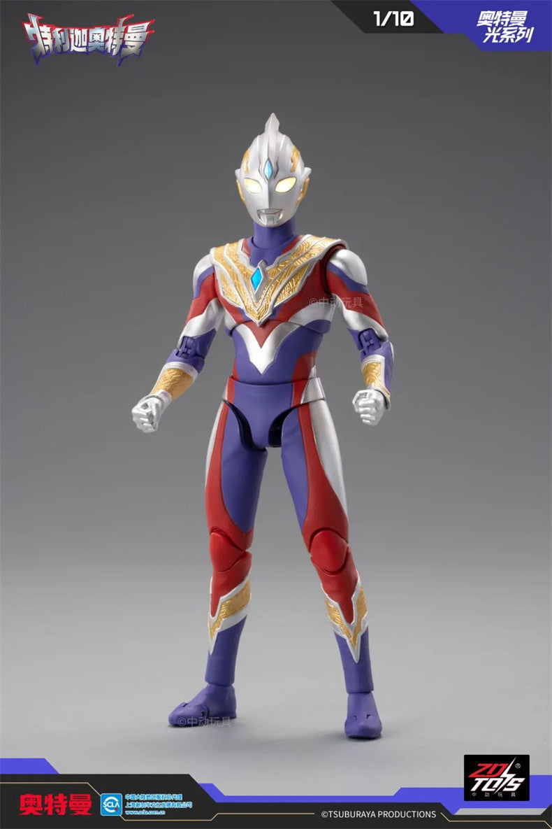 ZD Toys - 1:10 Ultraman Trigger Multi Type Light-Up Action Toy - inshobby.com