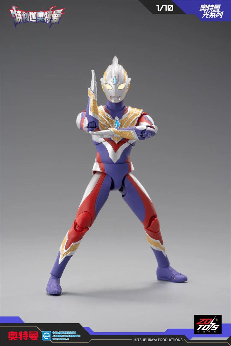 ZD Toys - 1:10 Ultraman Trigger Multi Type Light-Up Action Toy - inshobby.com