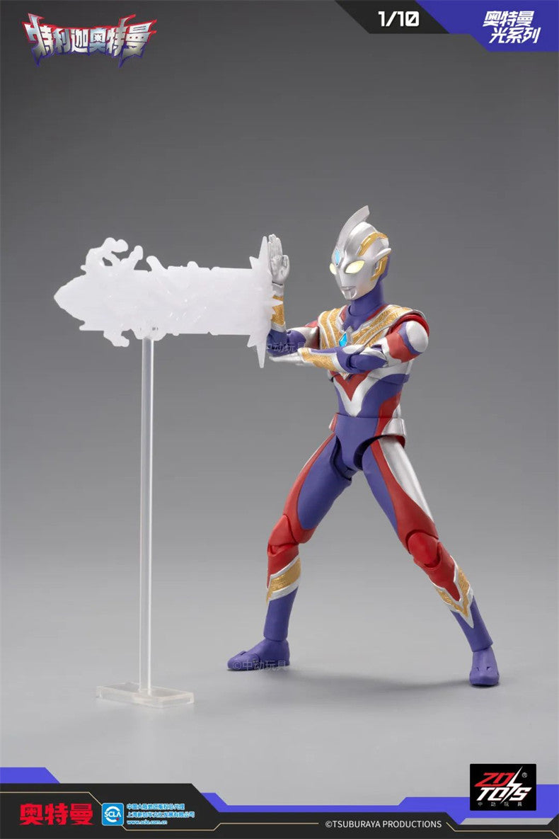 ZD Toys - 1:10 Ultraman Trigger Multi Type Light-Up Action Toy - inshobby.com