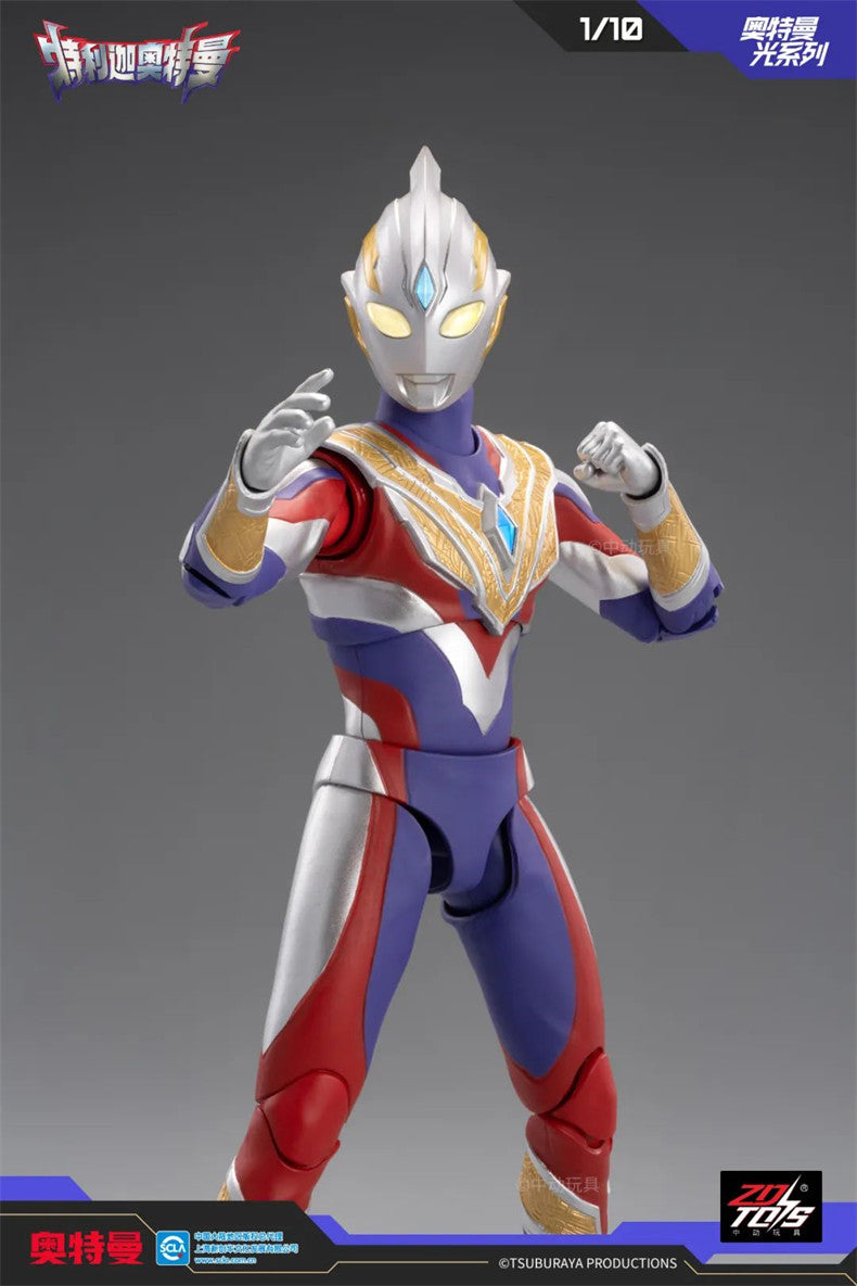ZD Toys - 1:10 Ultraman Trigger Multi Type Light-Up Action Toy - inshobby.com