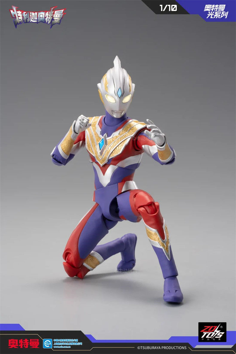ZD Toys - 1:10 Ultraman Trigger Multi Type Light-Up Action Toy - inshobby.com