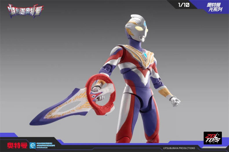 ZD Toys - 1:10 Ultraman Trigger Multi Type Light-Up Action Toy - inshobby.com