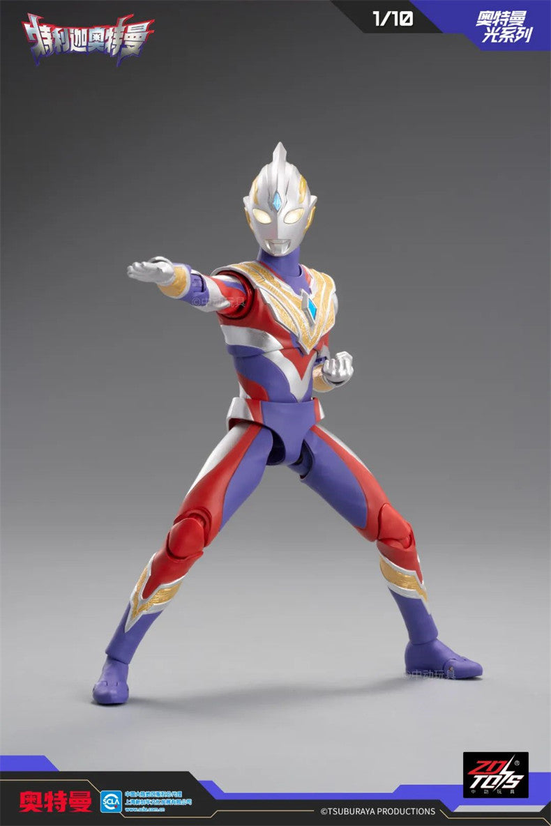 ZD Toys - 1:10 Ultraman Trigger Multi Type Light-Up Action Toy - inshobby.com